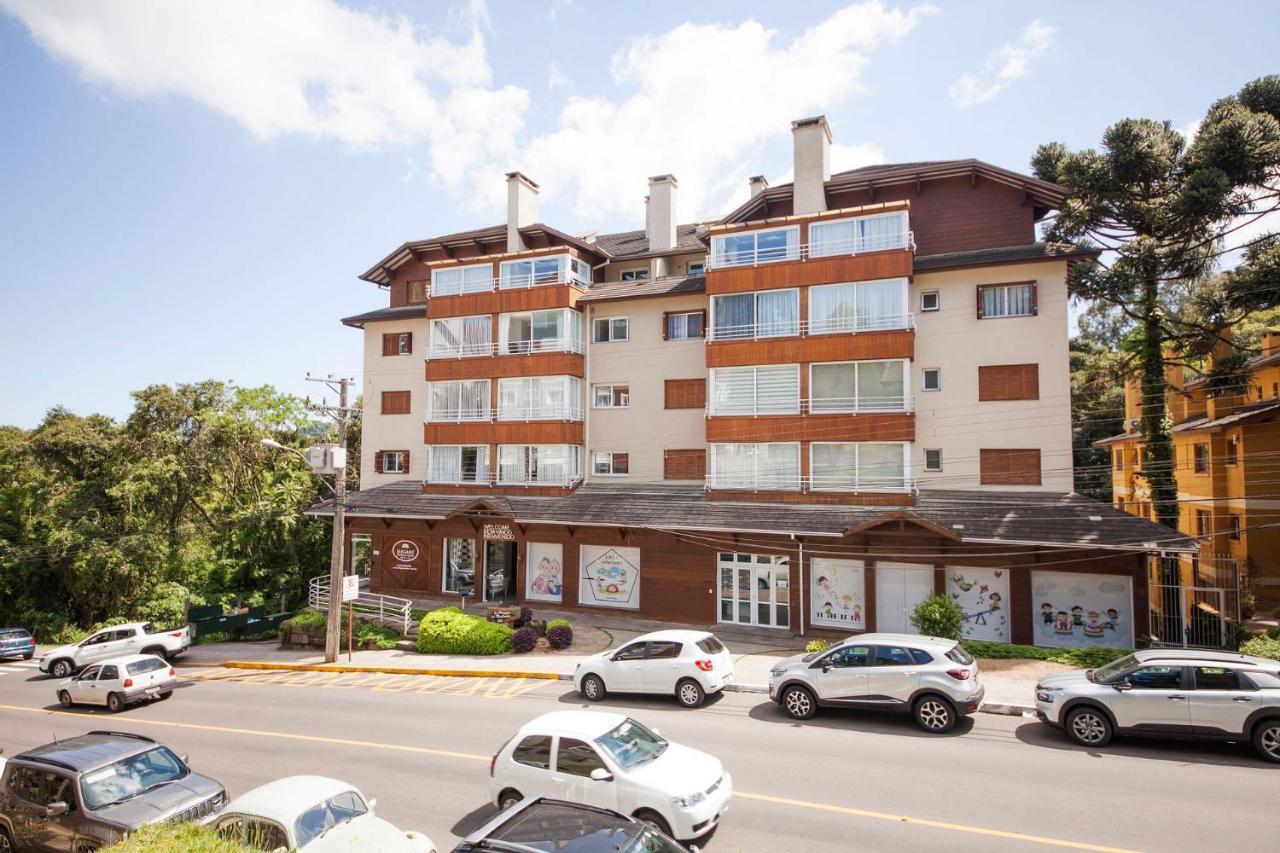 500 Metros, Rua Coberta Centro -Parque Da Vinicola Apartment Gramado Exterior photo
